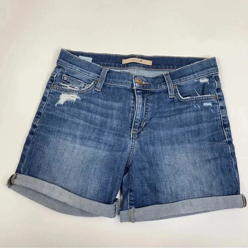 Joe’s Jeans Cut Short Denim Shorts Stella Wash
